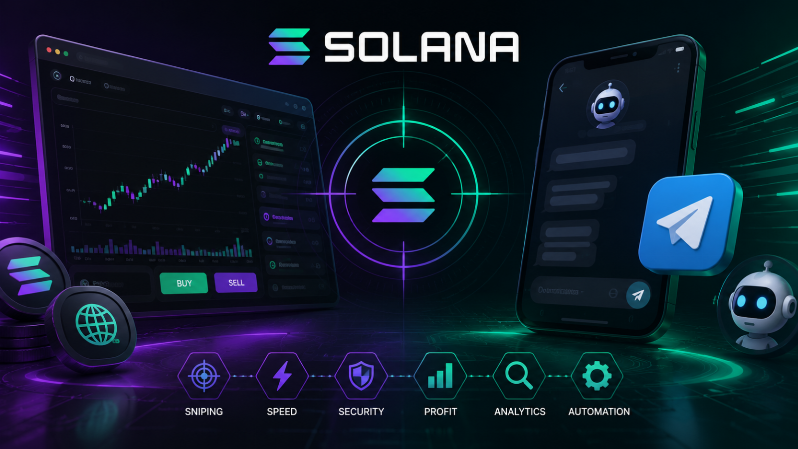 Best Solana Sniper Bots: Web Terminals and Telegram Bots Compared