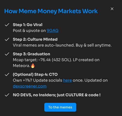 Moonit Solana MemeCoins Launchpad by 9GAG 5