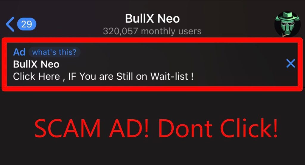 Access Code for Bullx Neo: Register On Bullx Telegram Trading Bot Early Access 3