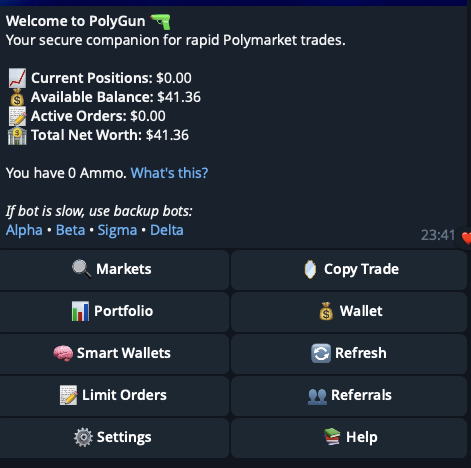 PolyGun Bot on Telegram: Polymarket Copy Trading And Sniper On Telegram 6 PolyGun Bot on Telegram: Polymarket Copy Trading And Sniper On Telegram 5